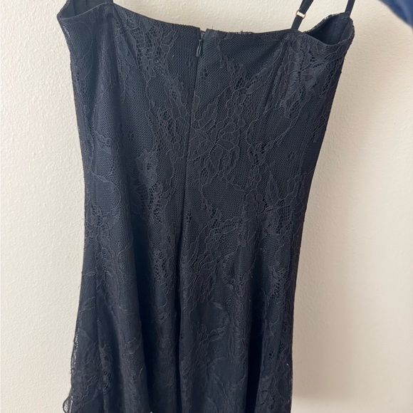 Black Lace WeWoreWhat Short Dress - Picture 2 of 5